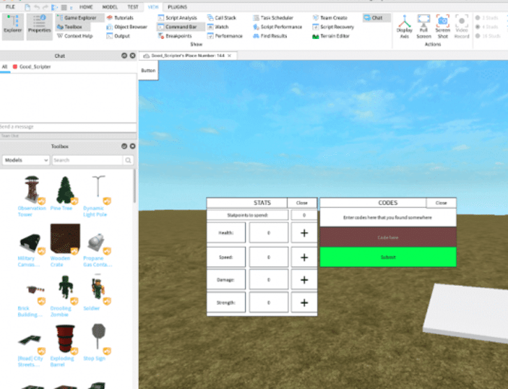 What is the name of the platform where you can create your own worlds and games?