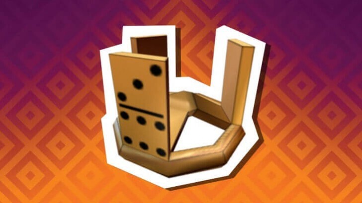 Where could you find this rare domino crown?