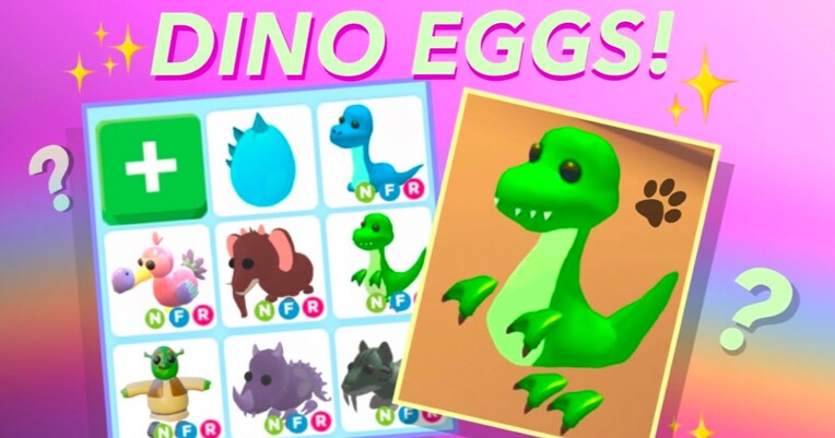 Adopt Me! Fossil Dinosaur Eggs Update